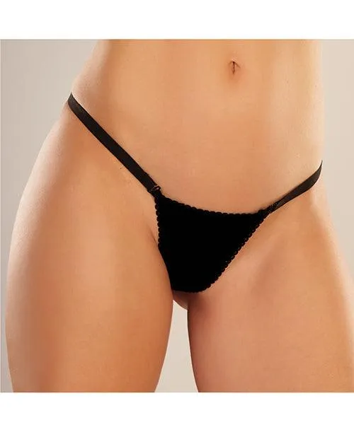 Adore Between The Cheats Wetlook Panty (One-Size)