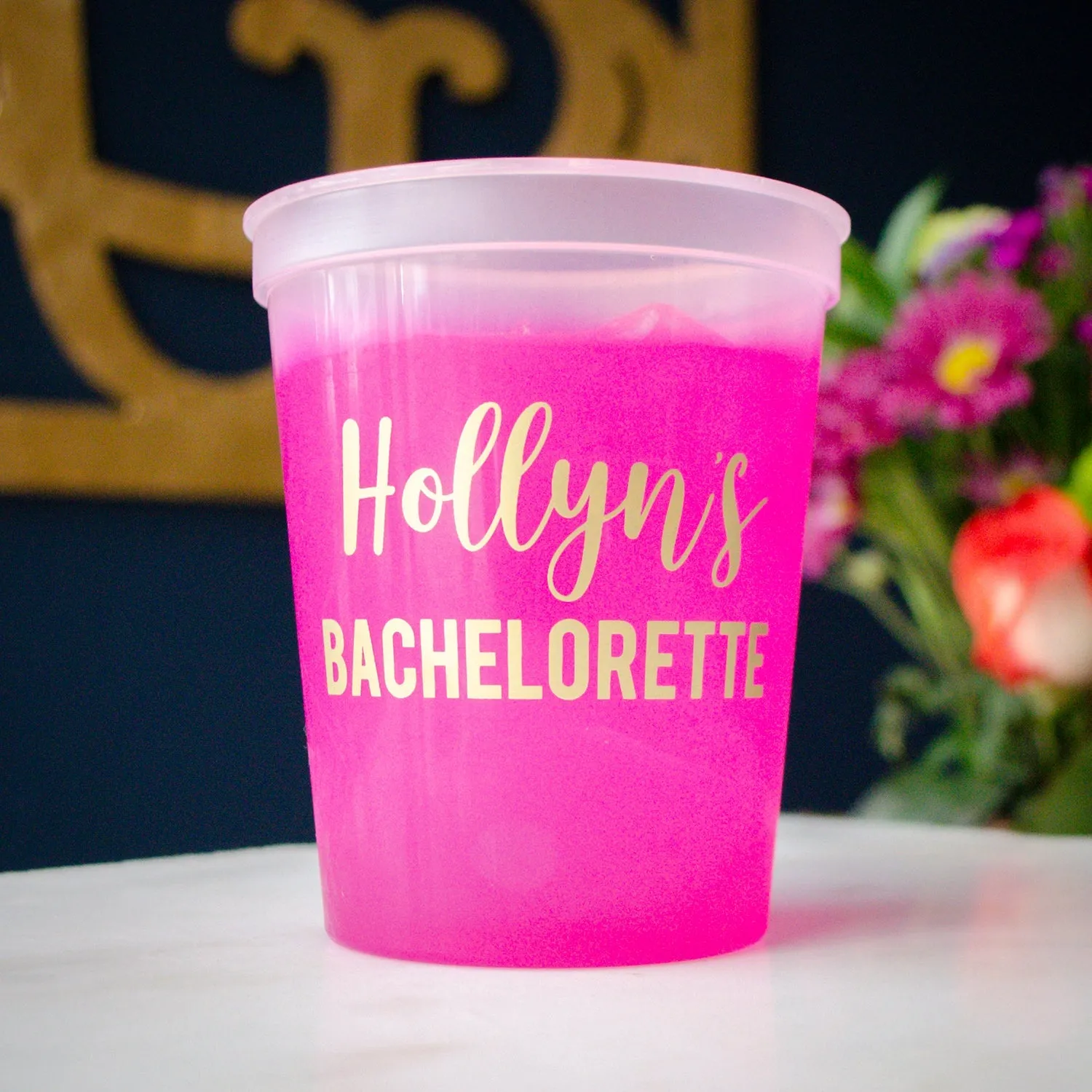 Bachelorette Beach Bash Mood Changing Cups