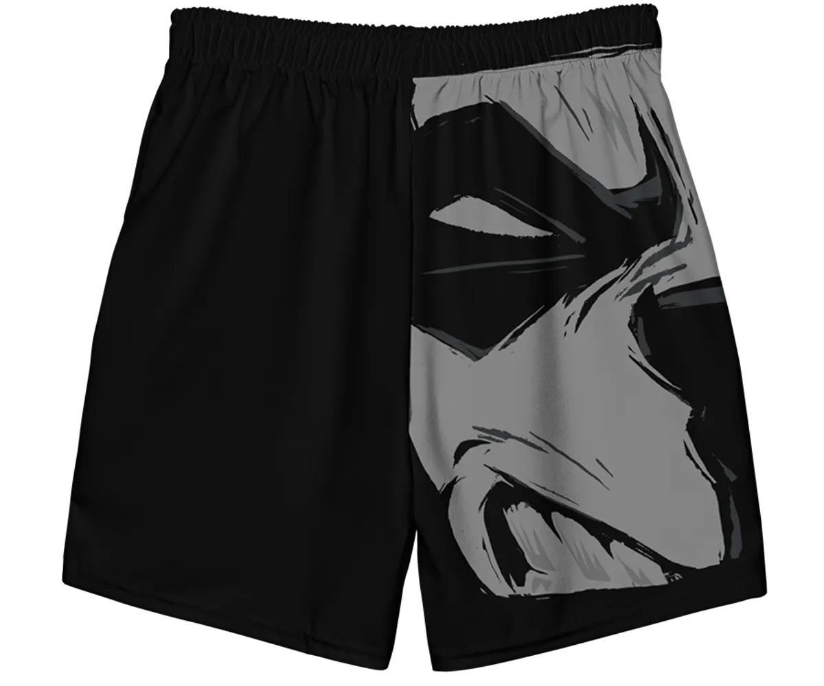 Bad Dog Face Swim Trunks