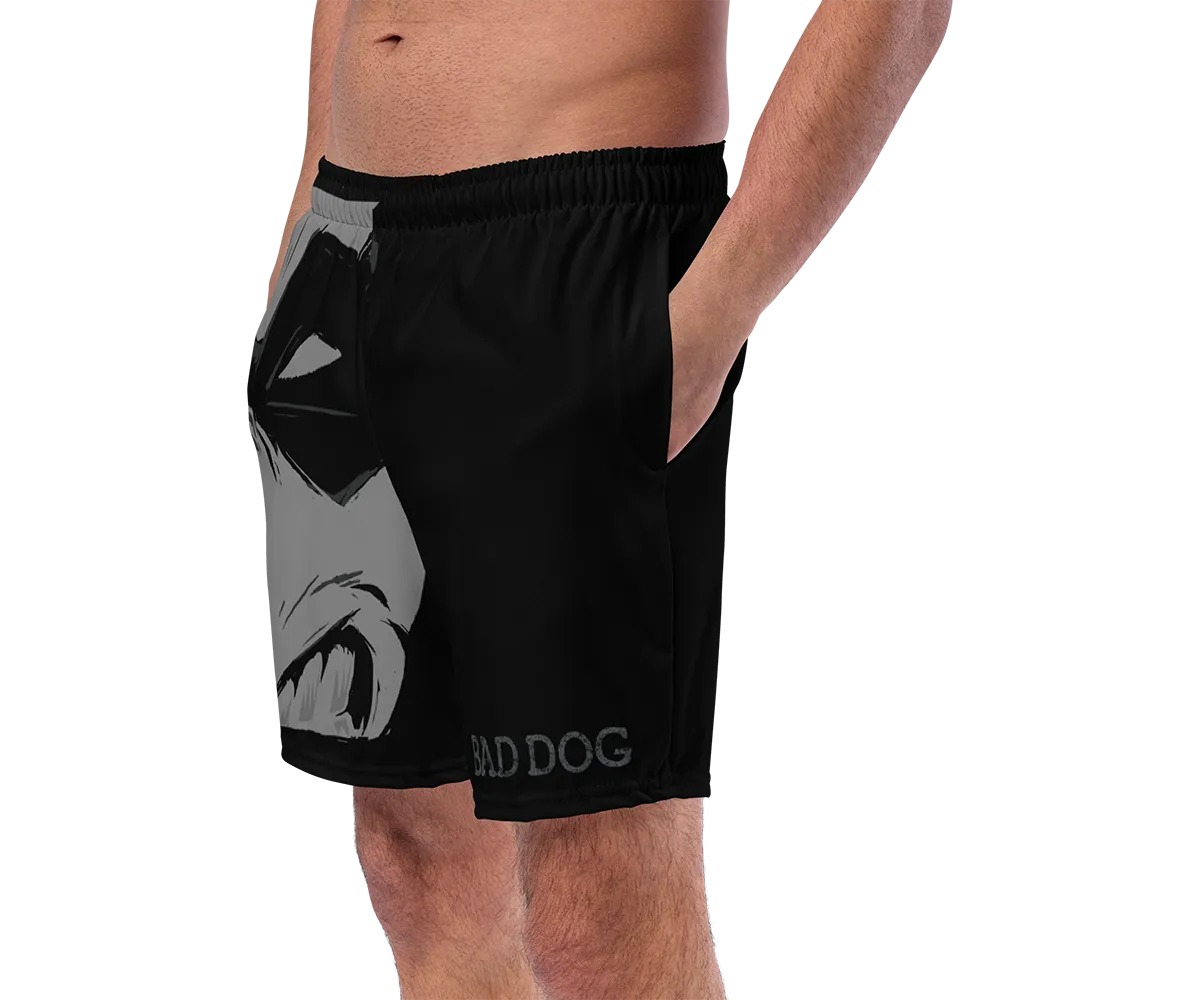 Bad Dog Face Swim Trunks