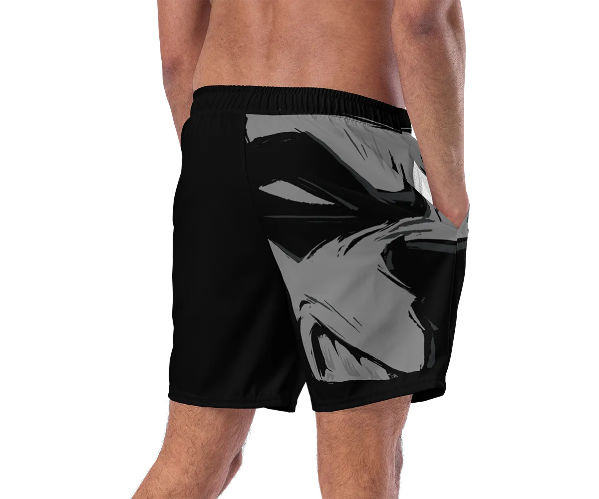 Bad Dog Face Swim Trunks