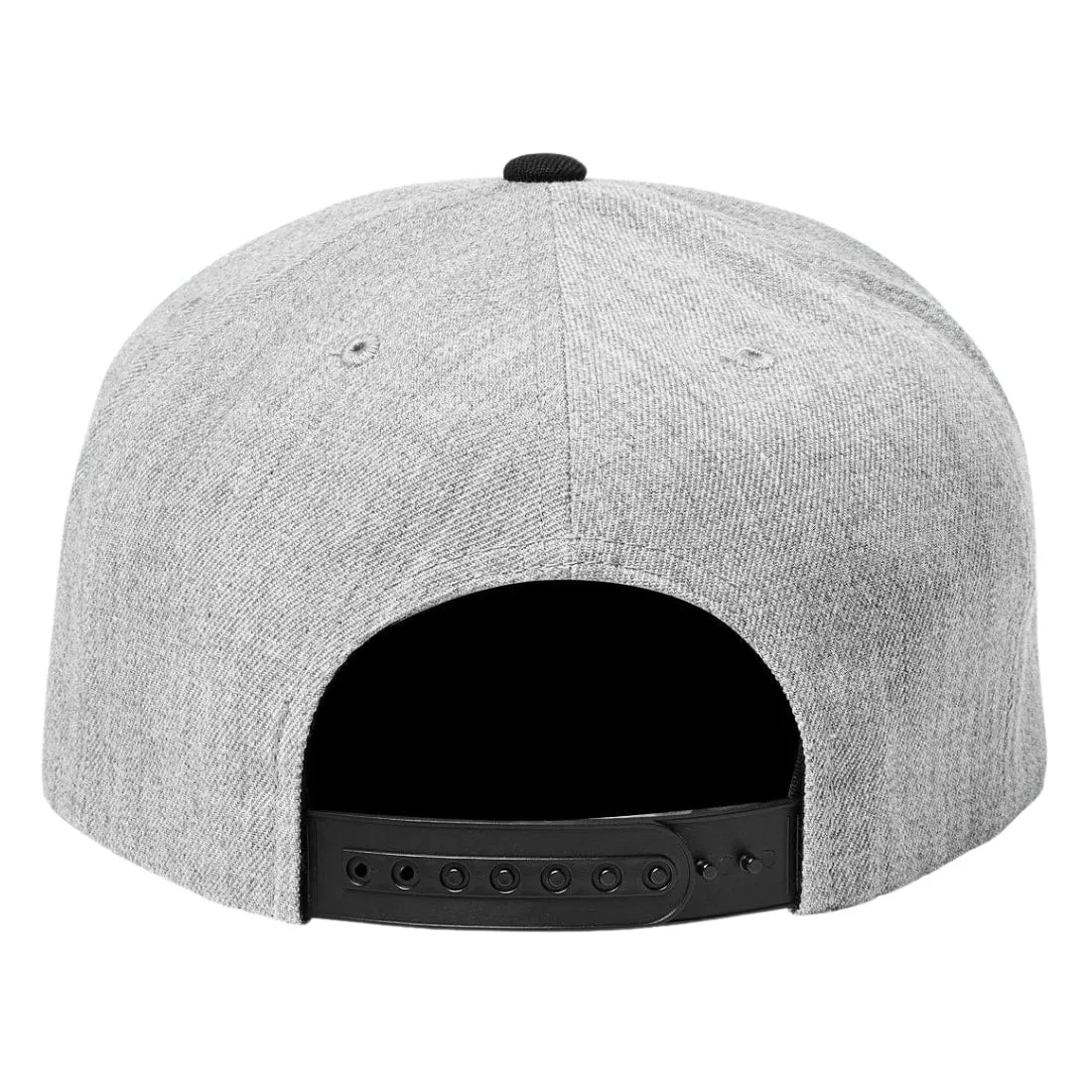 Brixton Oath III Snapback - Light Heather Grey/Black