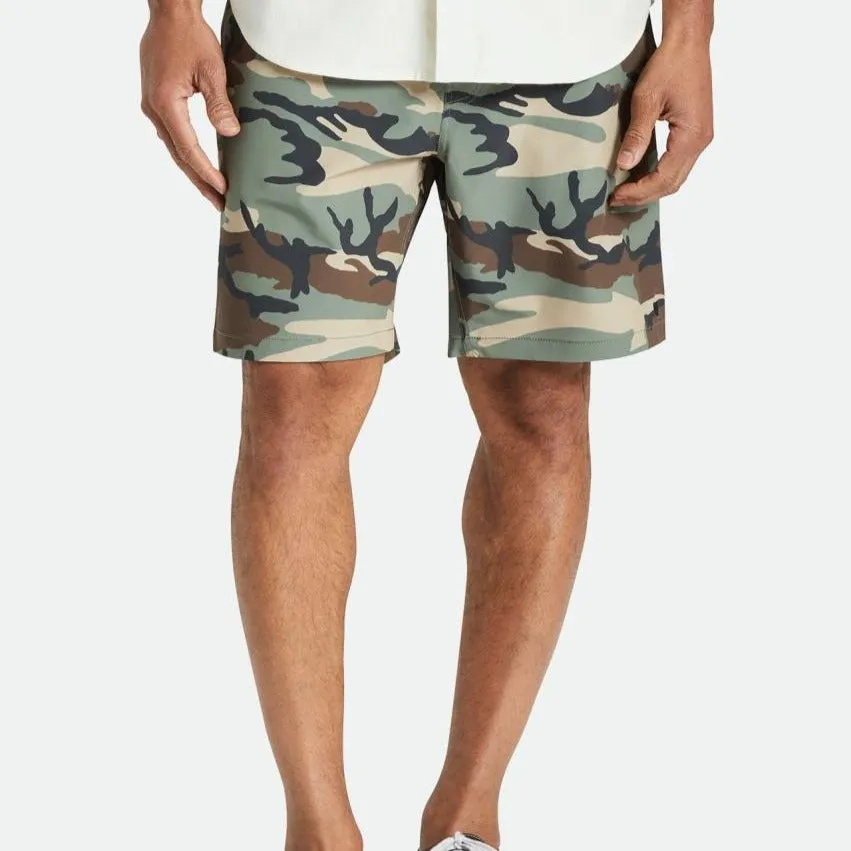 BRIXTON VOYAGE SHORT 18" CAMO SURPLUS