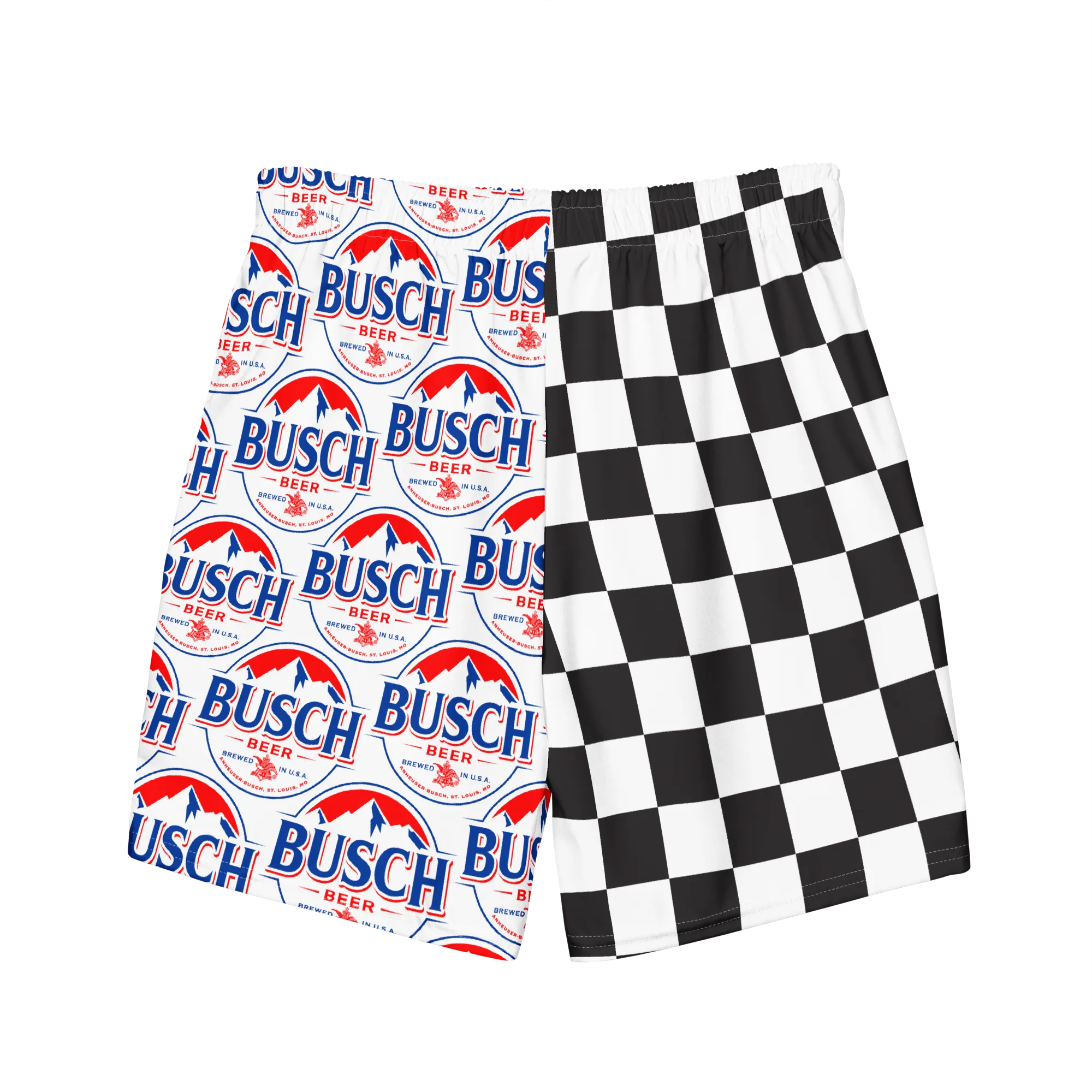 Busch Beer Racing Finish Line Swim Trunks