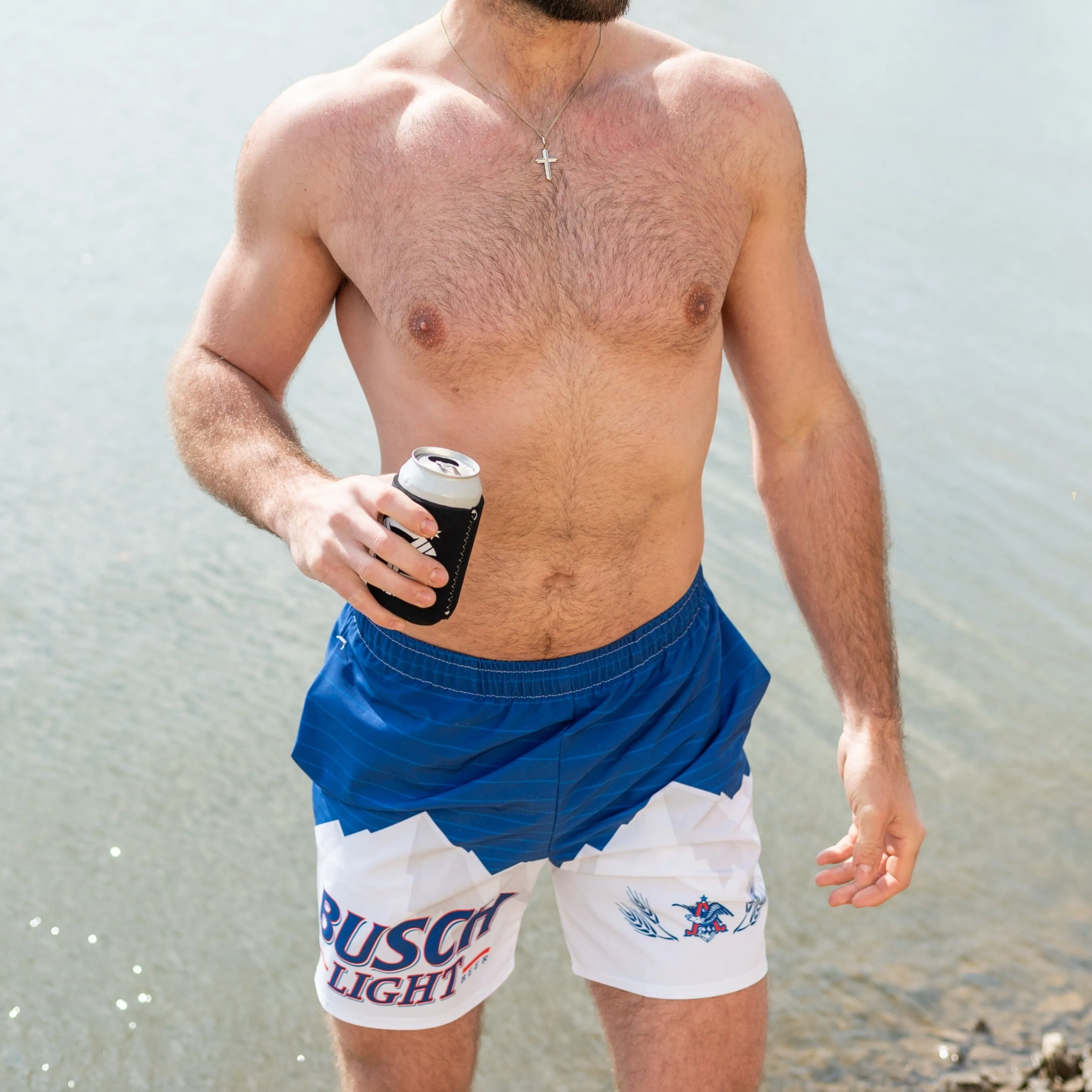 Busch Light '90s USA Swim Trunks