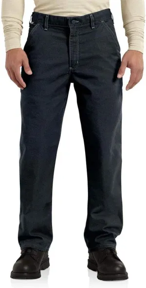 Carhartt Men's Flame Resistant Washed Duck Work Dungaree