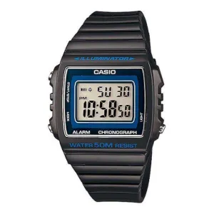 Casio W-215H-8A Dark Gray Resin Strap Watch For Men and Women