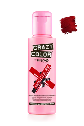 Crazy Colour Vermillion Red