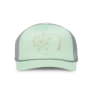 Dandelion Foam Trucker Hat - Mint/Light Gray