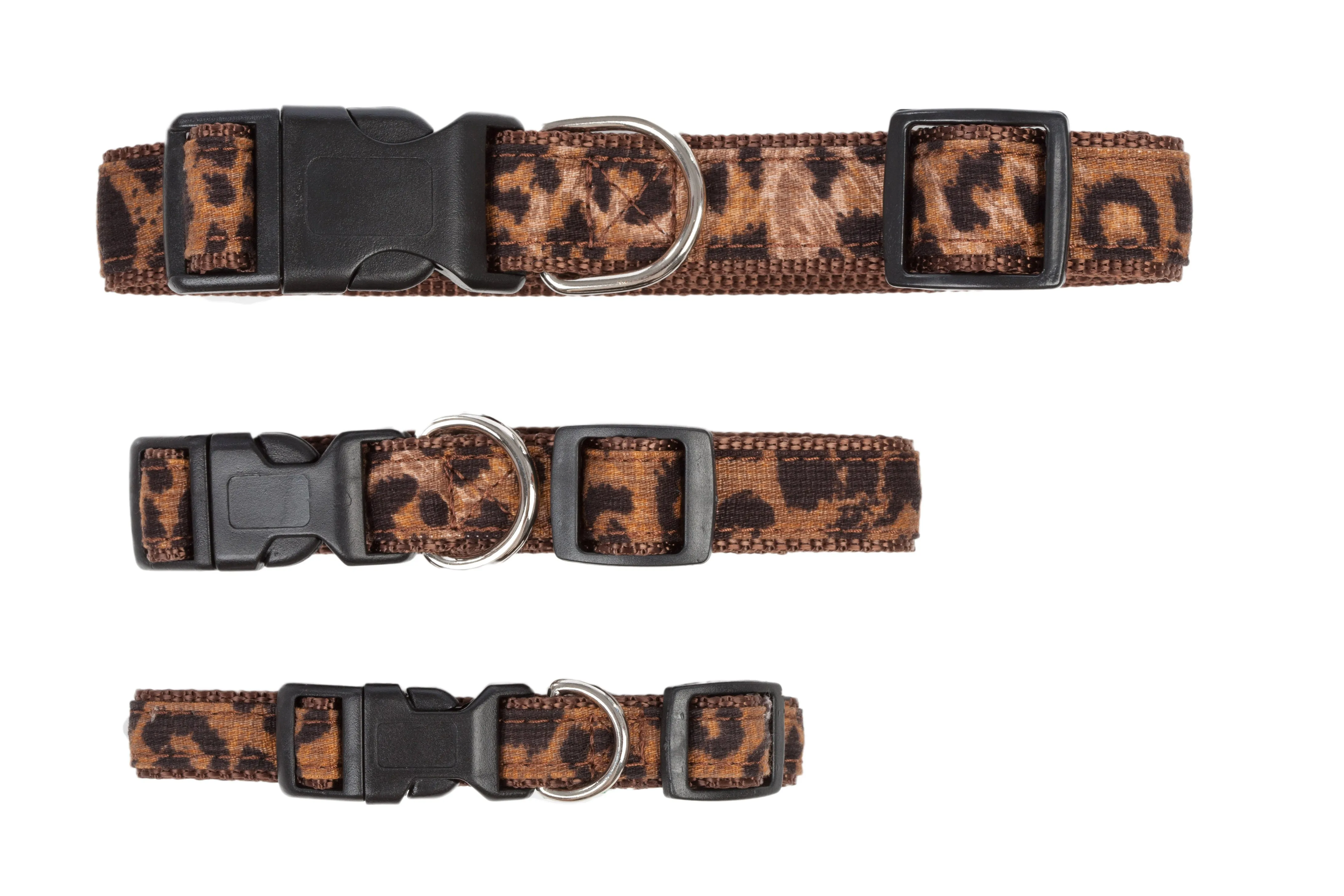 Designer Collection - Dog Collars, Harnesses & Leads - Leopard Cotton