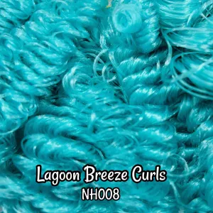 DG Curly Nylon Lagoon Breeze NH008 1oz/28g 36in/92cm Doll Hair