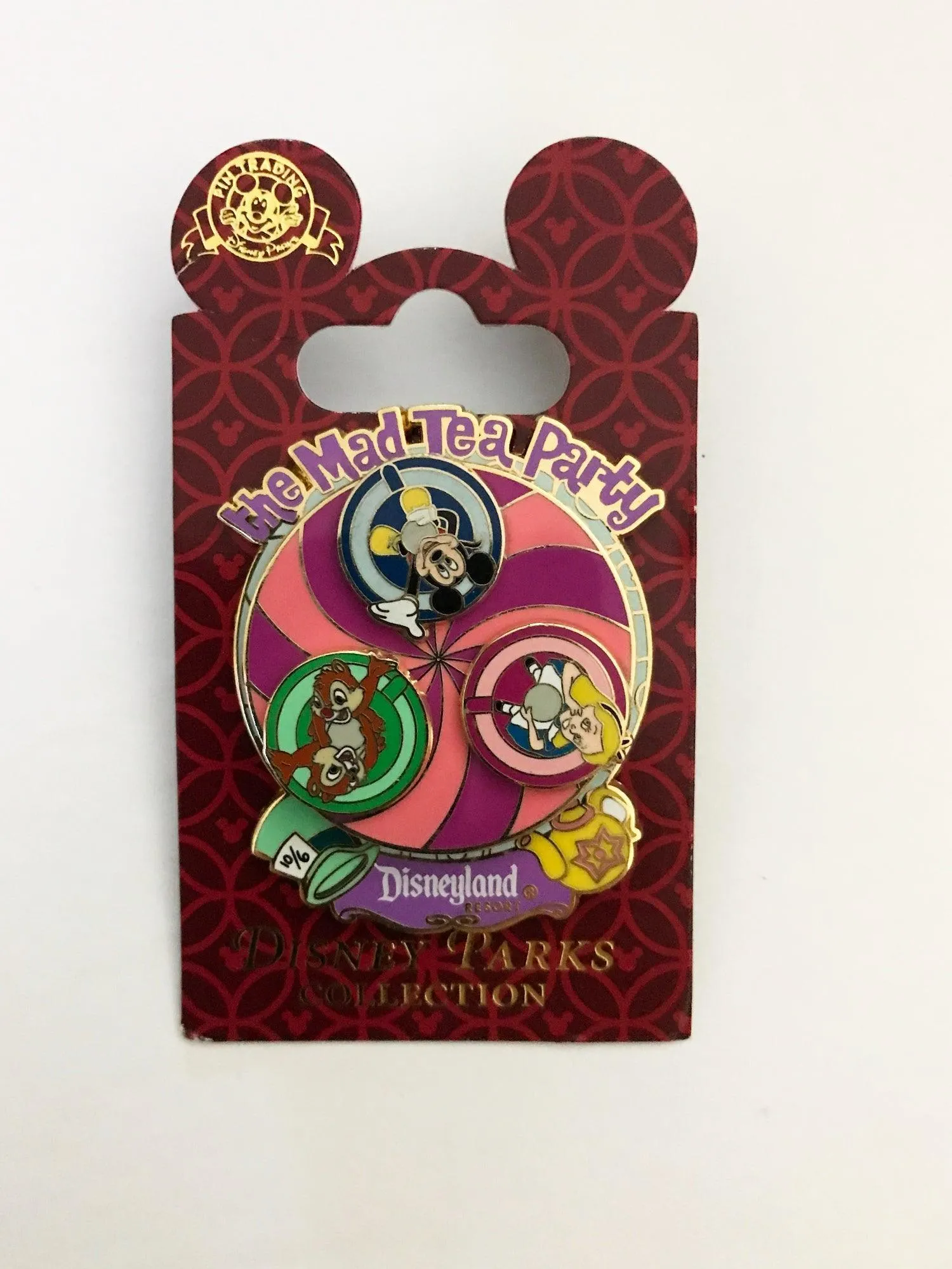Disneyland:  The Mad Tea Party 3-D Spinner Pin (2005)
