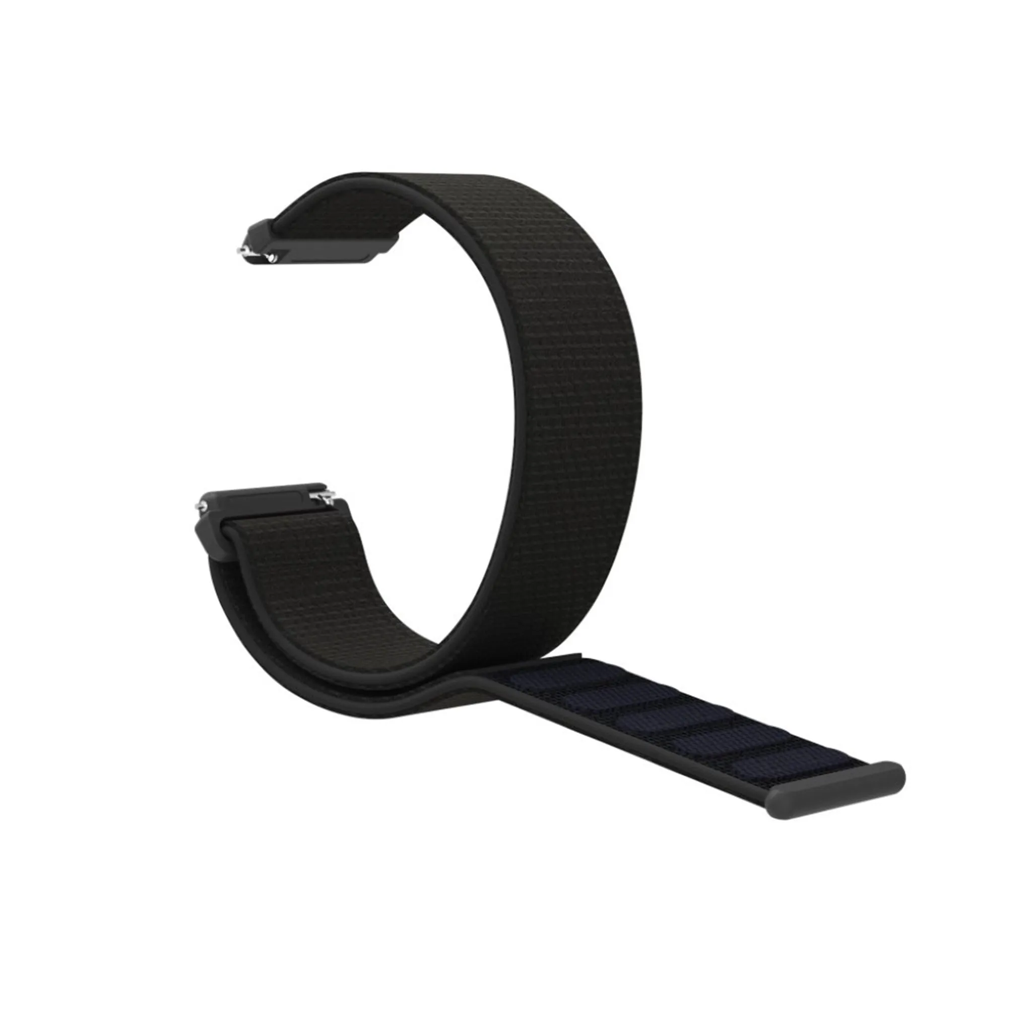 Fitbit Versa velcro closure flexible watchband - Black