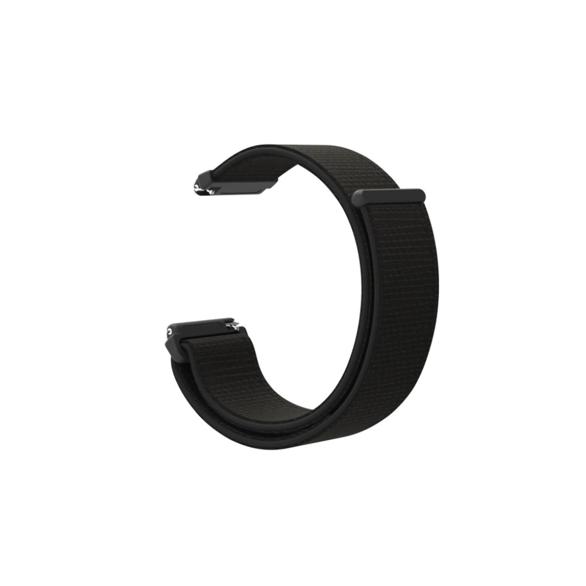 Fitbit Versa velcro closure flexible watchband - Black