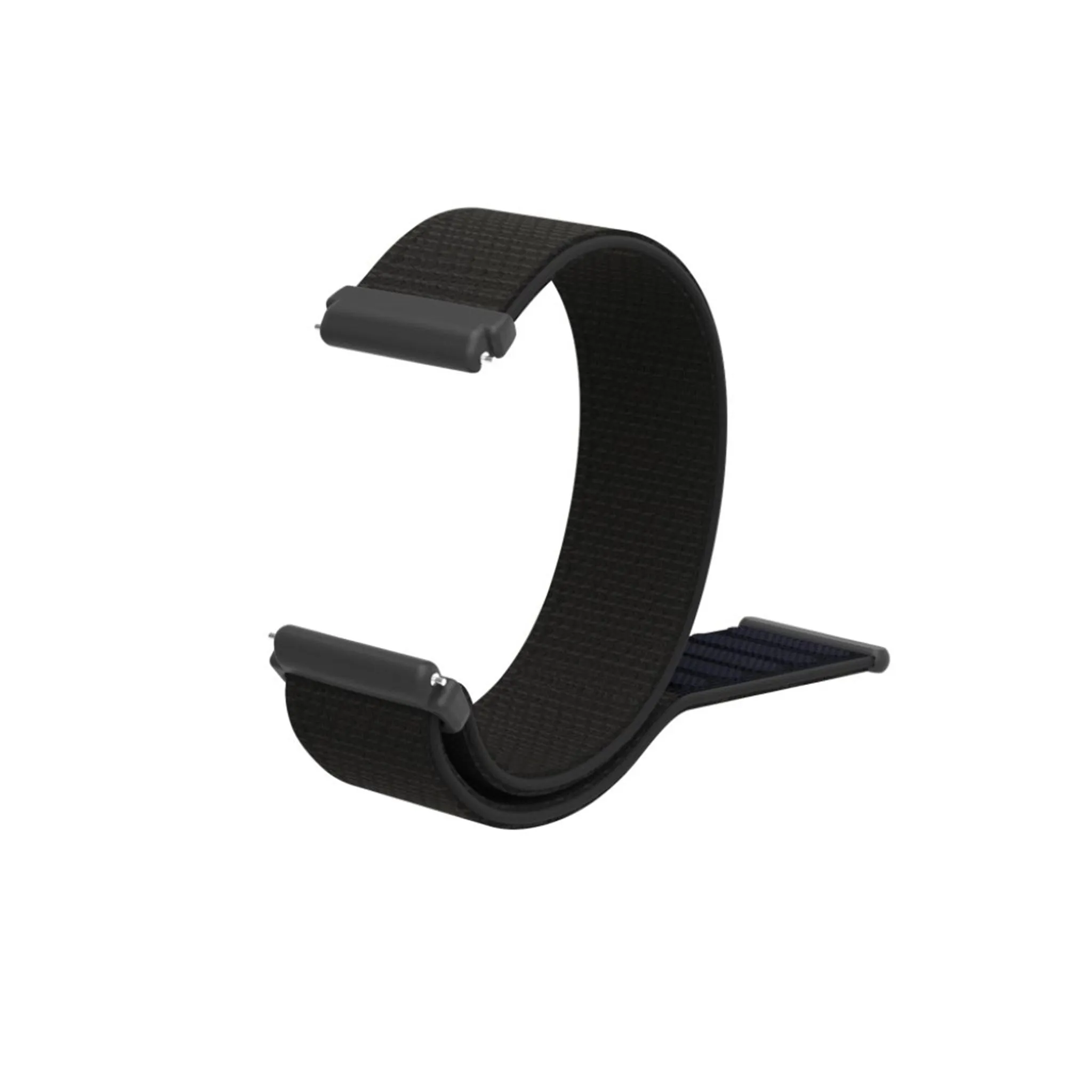 Fitbit Versa velcro closure flexible watchband - Black