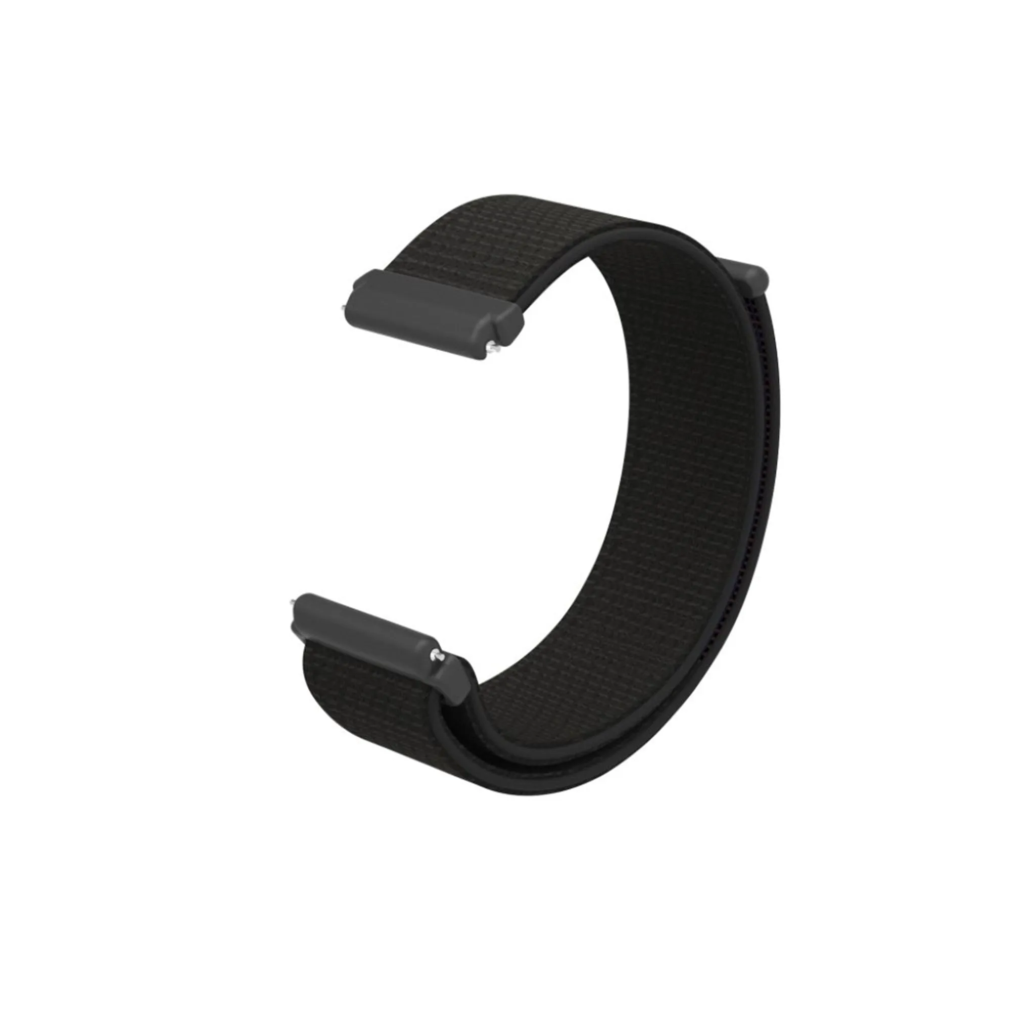 Fitbit Versa velcro closure flexible watchband - Black