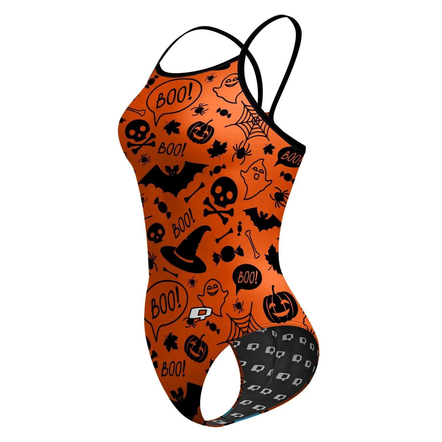 Fright Night Skinny Strap Swimsuit