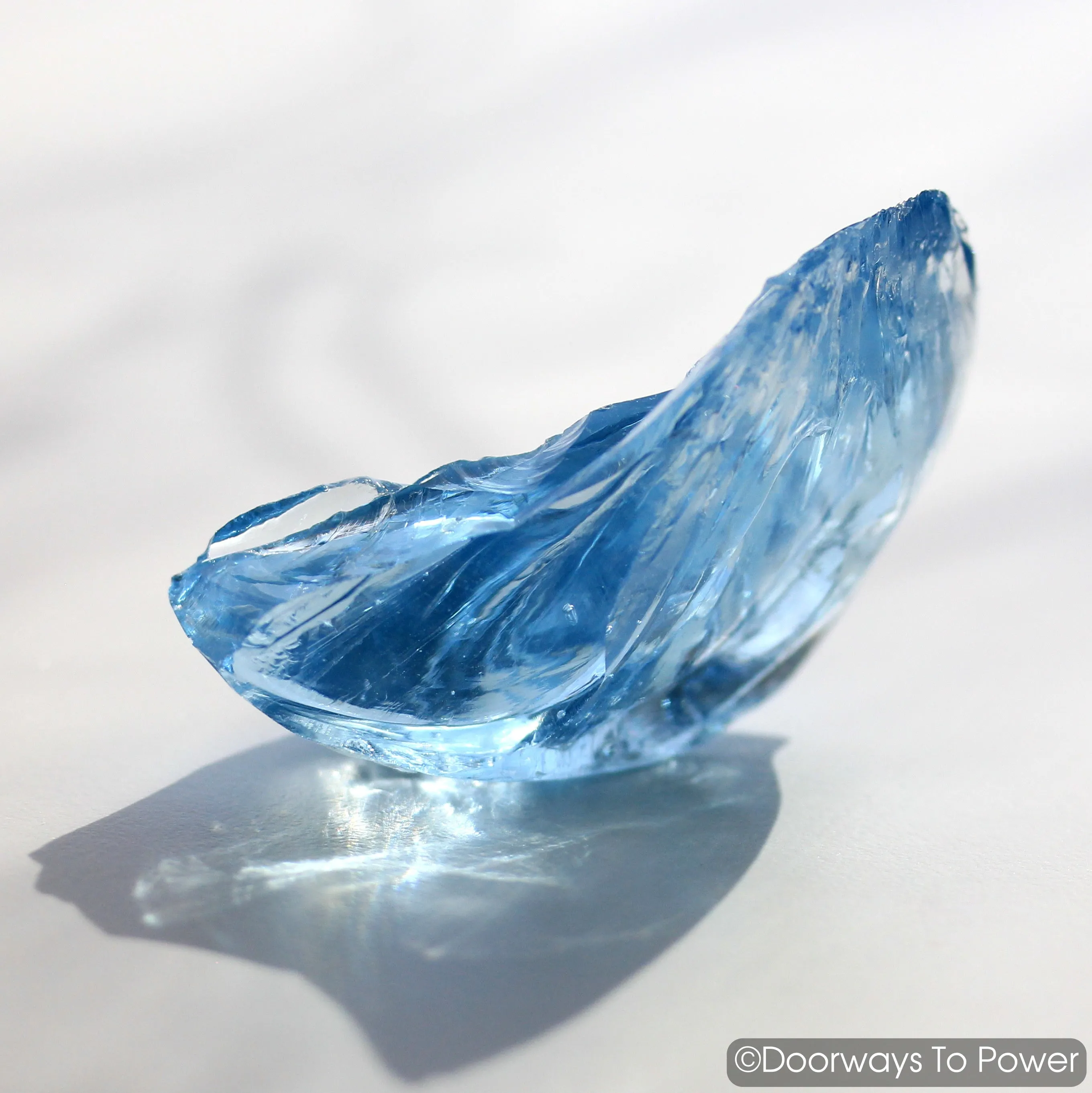 Galactic Oceanic Blue Sirius Monatomic Andara Crystal w/ Rainbows 'New Interstellar Energy'