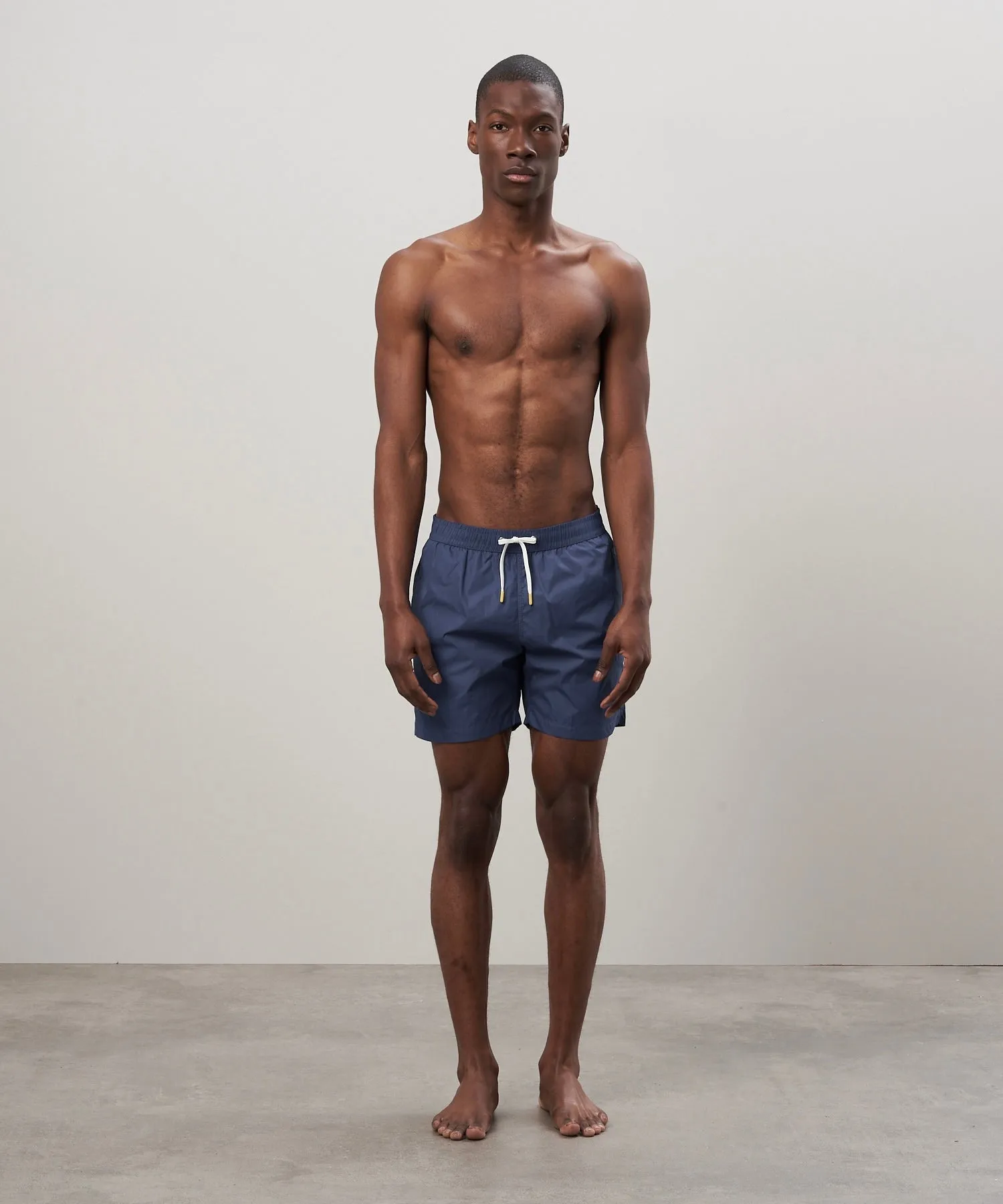 Hartford Nylon Navy Swim Trunks