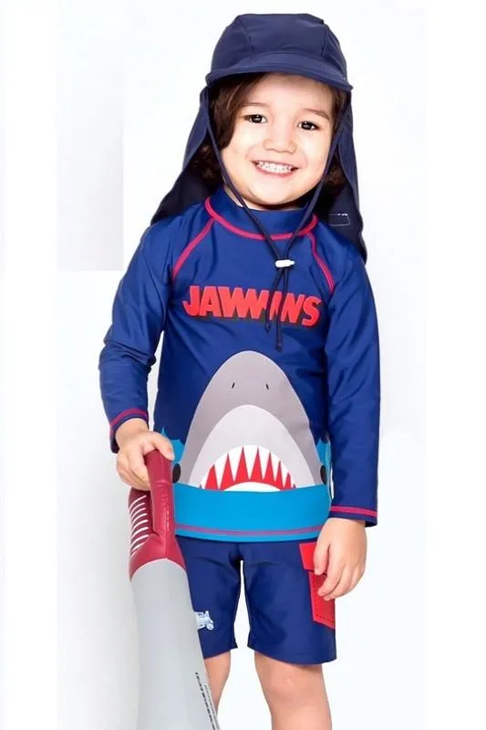 Jaws King Long Sleeve Swimsuit