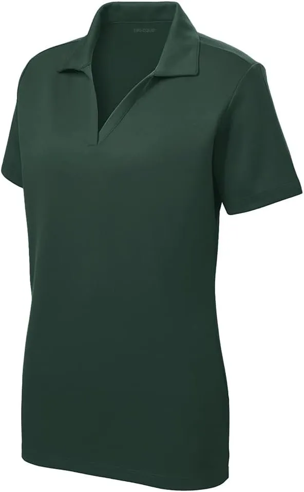Joe's USA Women's Dri-Equip Short Sleeve Racer Mesh Polo Shirts in Size XS-4XL