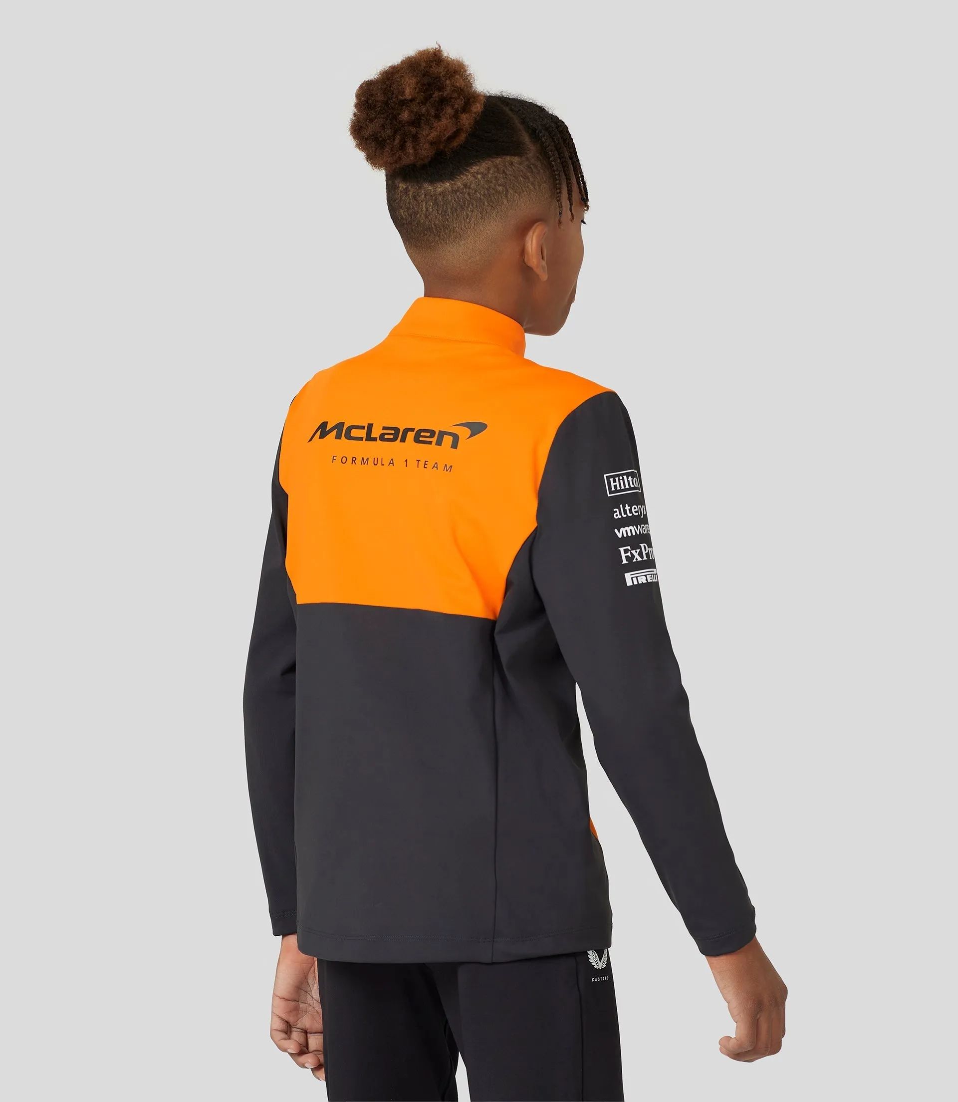 Junior McLaren Official Teamwear Quarter Zip Top Oscar Piastri Formula 1
