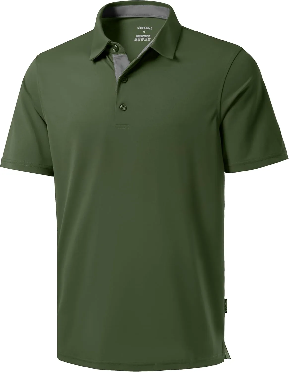 Men's Golf Shirts Dry Fit Moisture Wicking Performance Short Sleeve Collared Polo Shirts for Casual Athletic Business