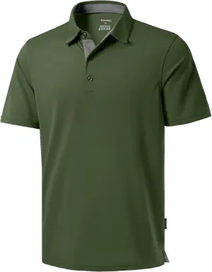 Men's Golf Shirts Dry Fit Moisture Wicking Performance Short Sleeve Collared Polo Shirts for Casual Athletic Business