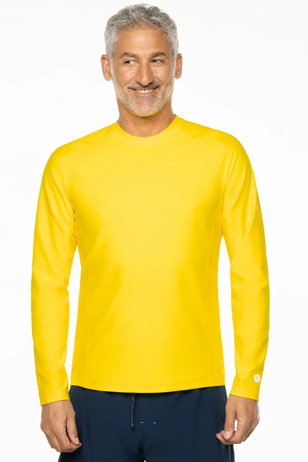 Men's Hightide Long Sleeve Swim Shirt  |  Bold Yellow