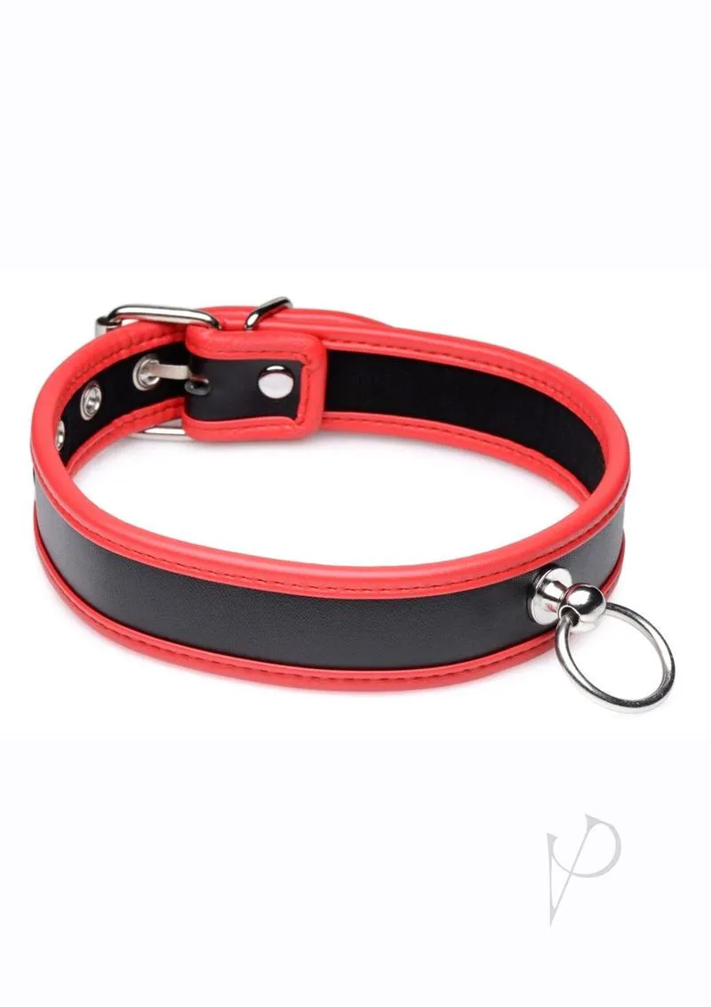 Ms Black and Red Collar W/o Ring