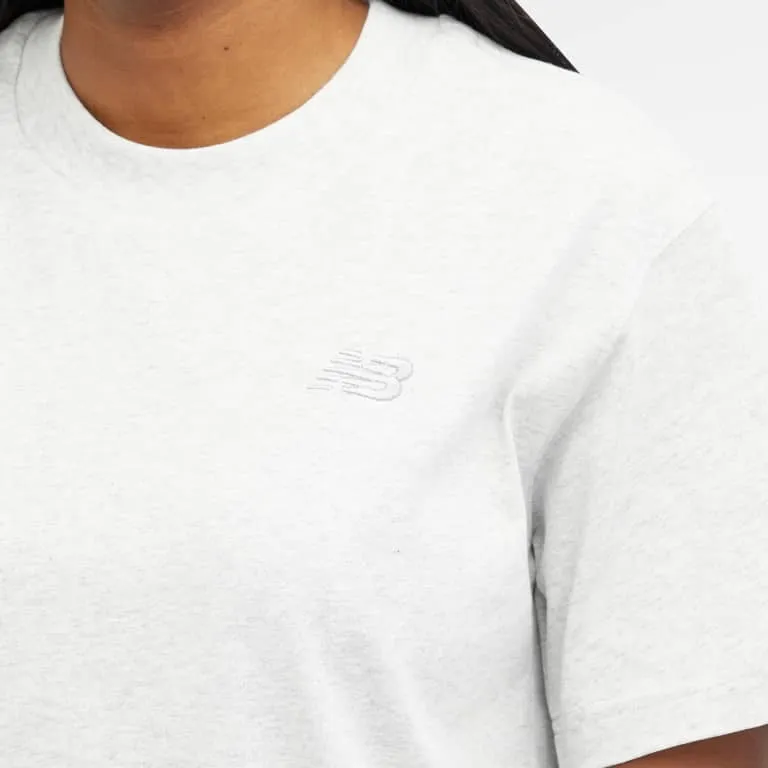 New Balance NB Athletics Jersey T-Shirt, Light Gray