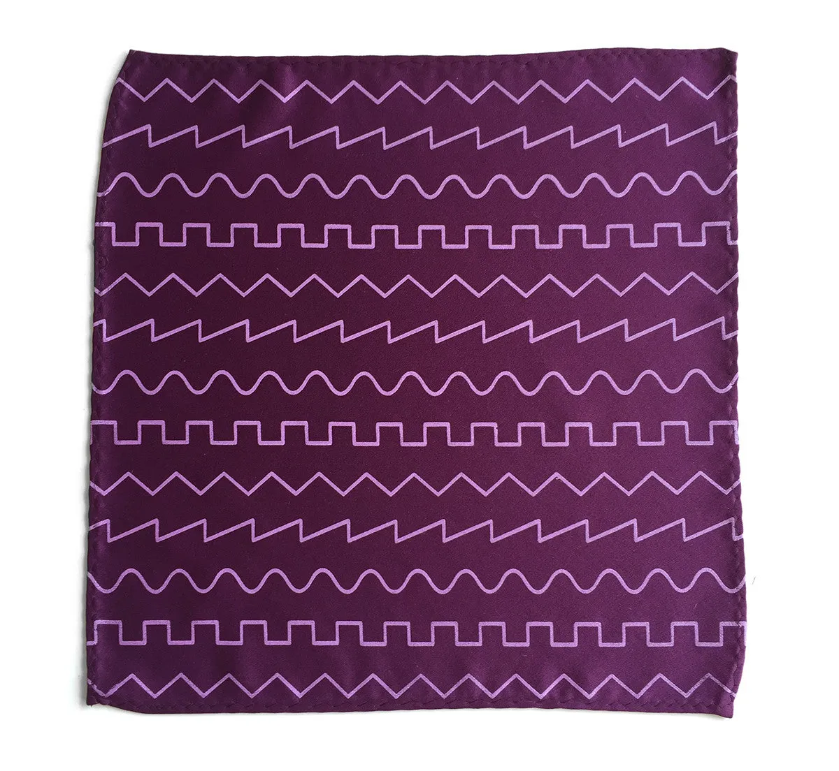 Oscillator Waves pocket square