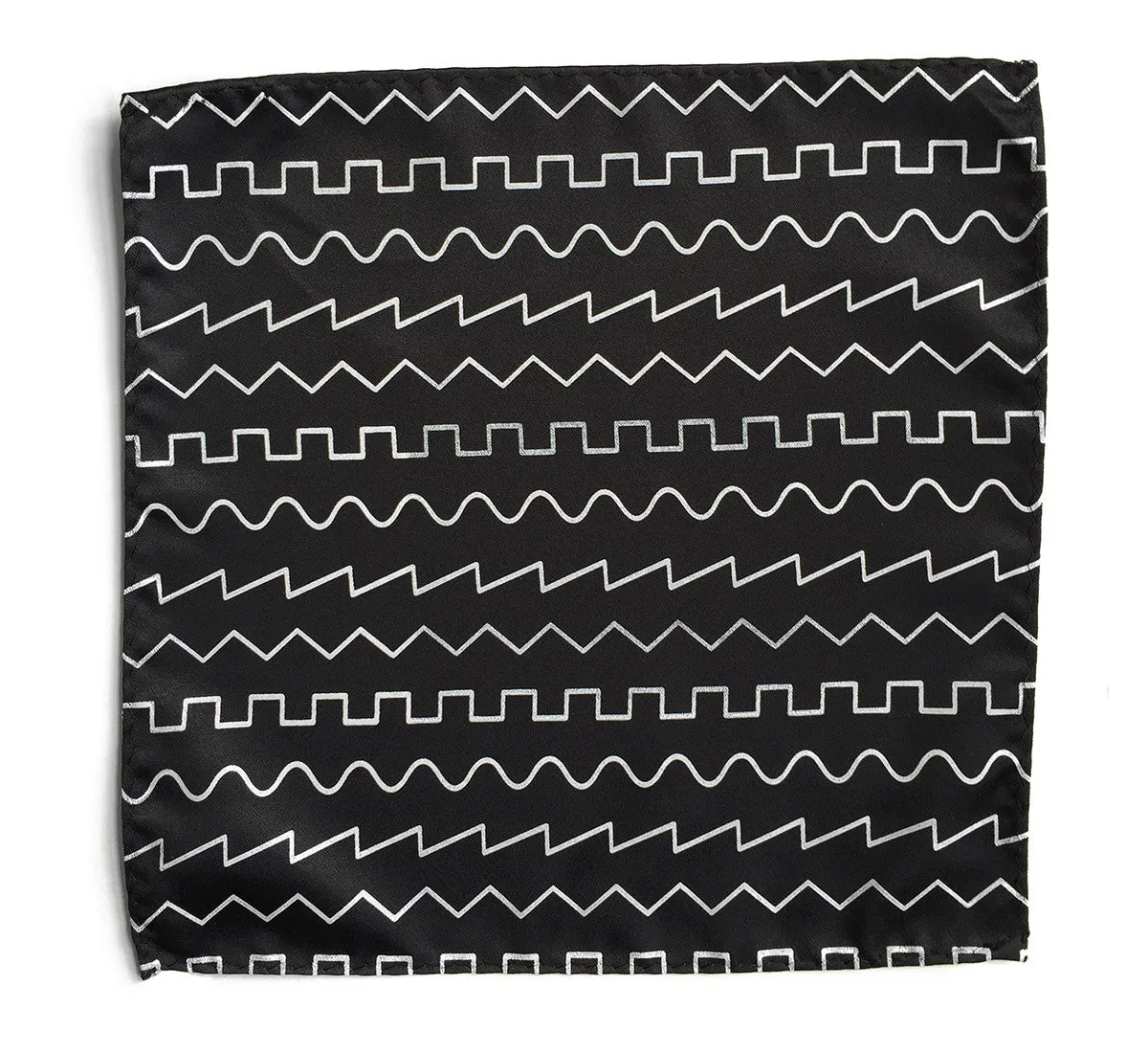 Oscillator Waves pocket square