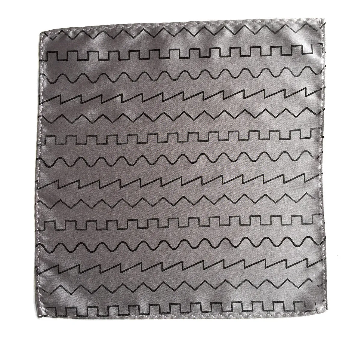 Oscillator Waves pocket square