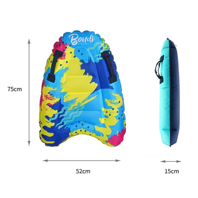 Outdoor Inflatable Surfboard Safe And Lightweight Bodyboard(Color)