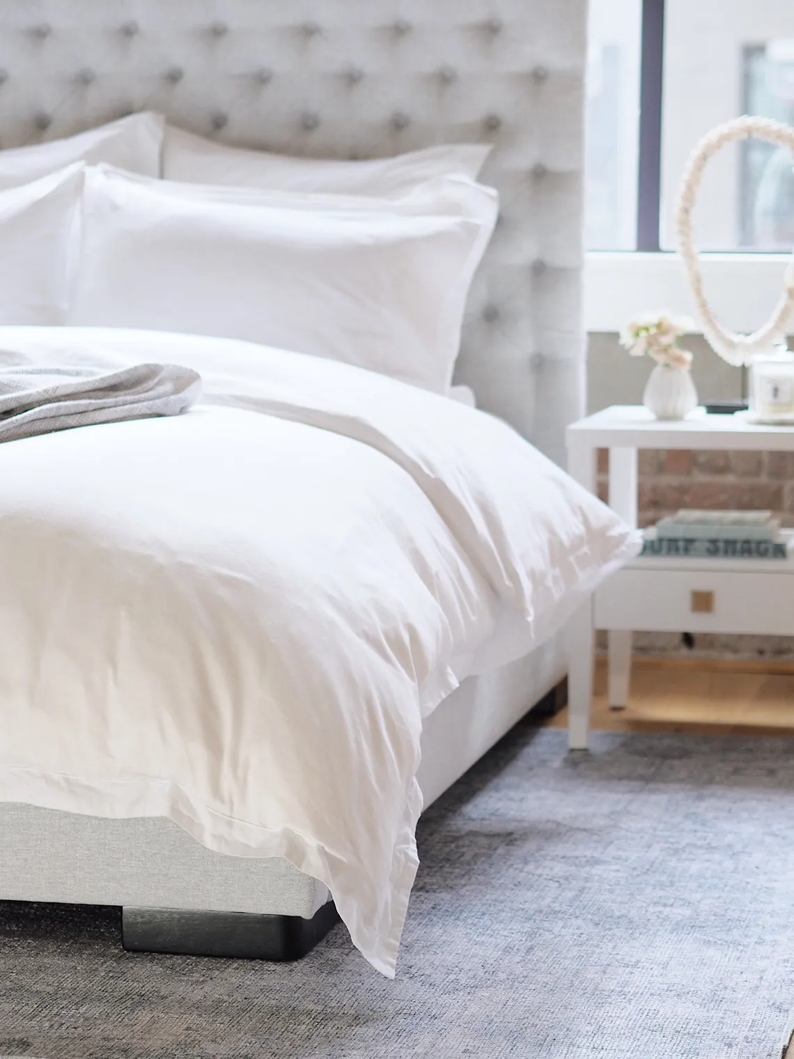 Pacifica Bedding by The Cross | White