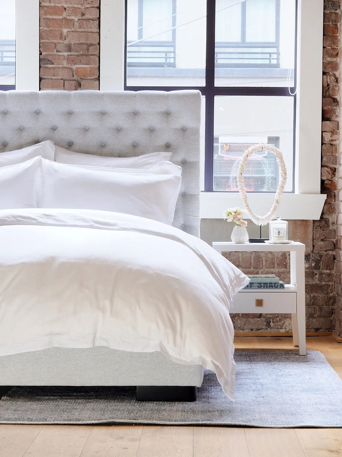 Pacifica Bedding by The Cross | White