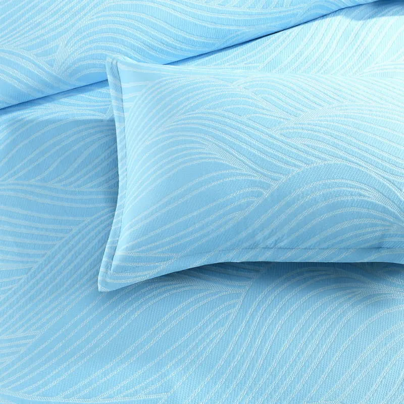 Renee Taylor Oscillate Sky Quilt Cover Set