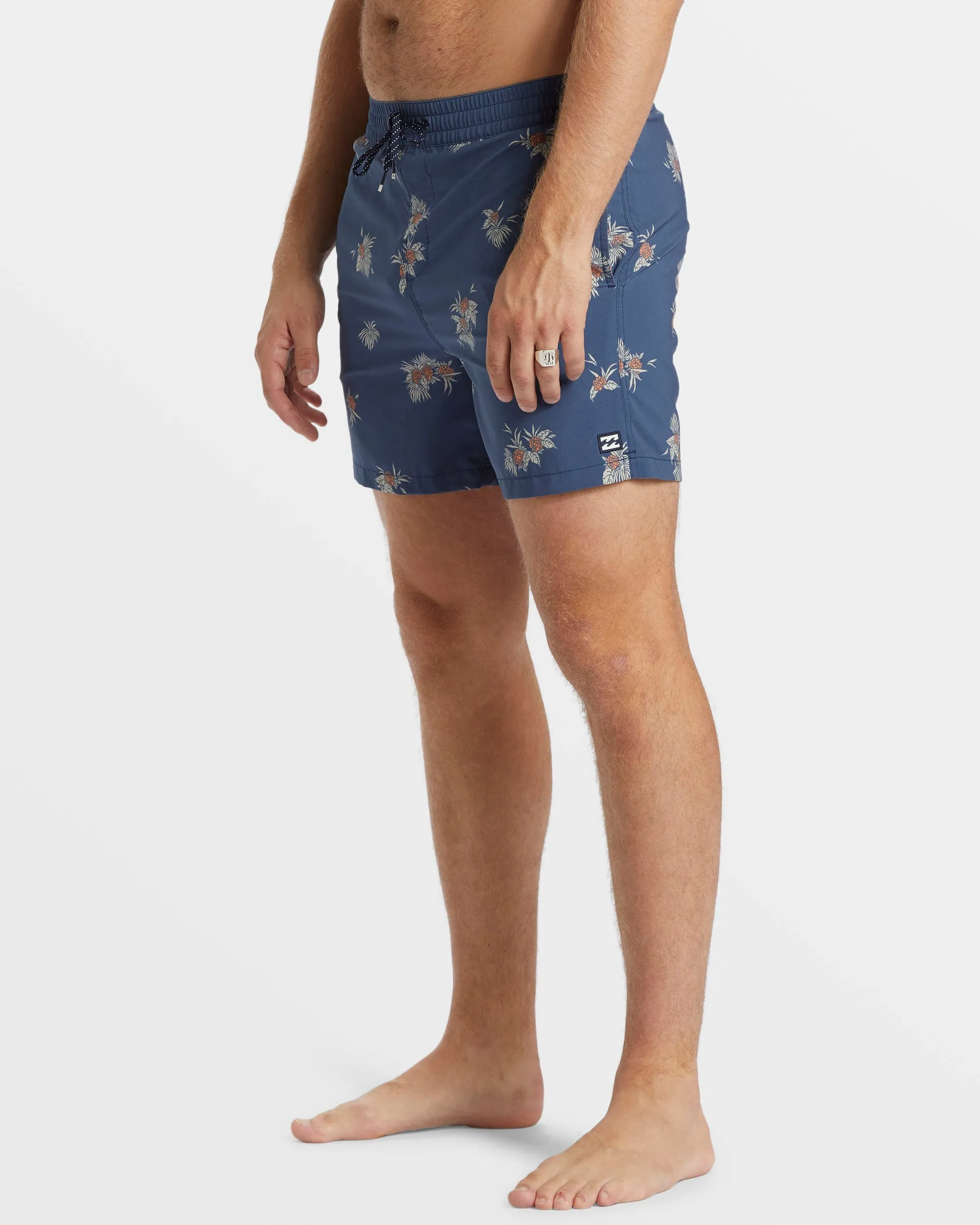 Sundays Layback 17" Swim Trunks - Slate Blue