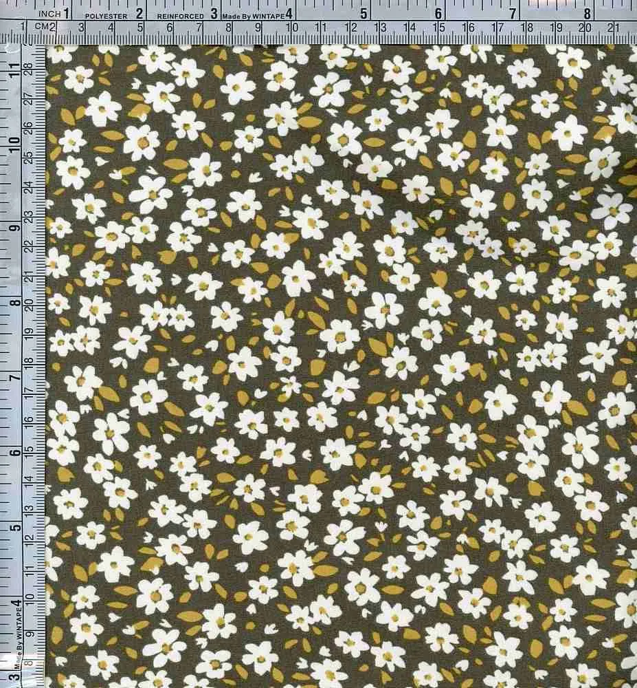 SUPER SOFT POLYESTER SPANDEX DBP / DTY BRUSHED COMPRESSED SMALL FLORAL [NFF211216-009]