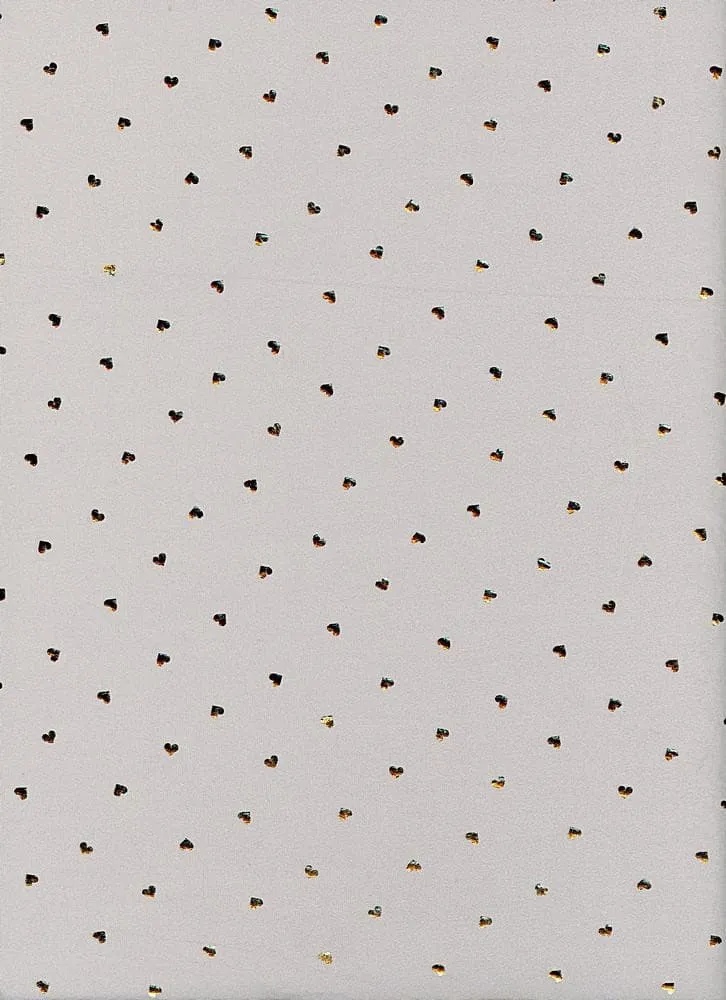 SUPER SOFT POLYESTER SPANDEX DBP / DTY BRUSHED HEART WITH FOIL EFFECT [NFB200725-009X]