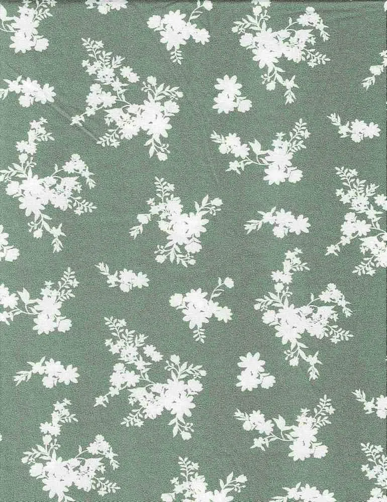 SUPER SOFT POLYESTER SPANDEX DBP / DTY BRUSHED MONOTONE FLORAL [NFF190807-009]