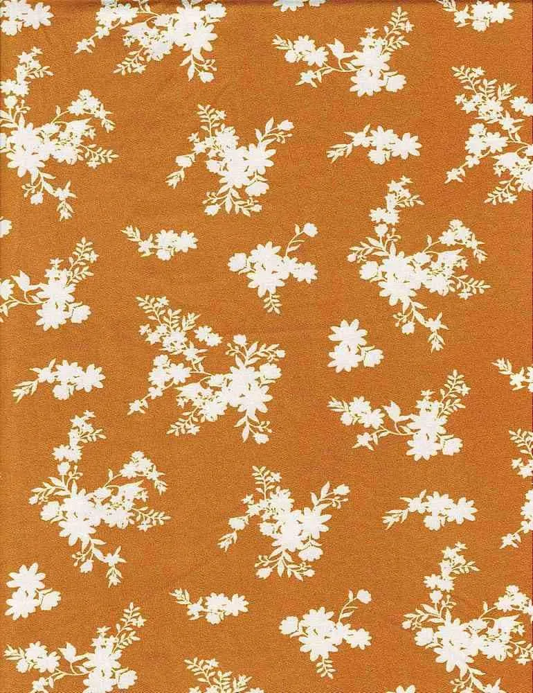 SUPER SOFT POLYESTER SPANDEX DBP / DTY BRUSHED MONOTONE FLORAL [NFF190807-009]