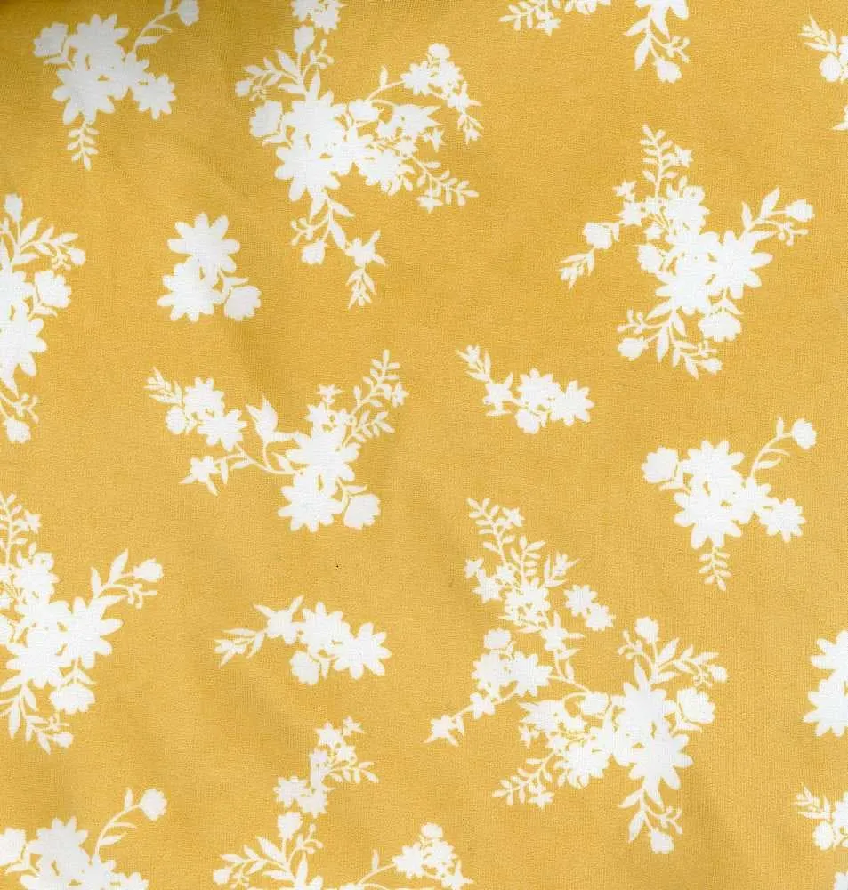 SUPER SOFT POLYESTER SPANDEX DBP / DTY BRUSHED MONOTONE FLORAL [NFF190807-009]