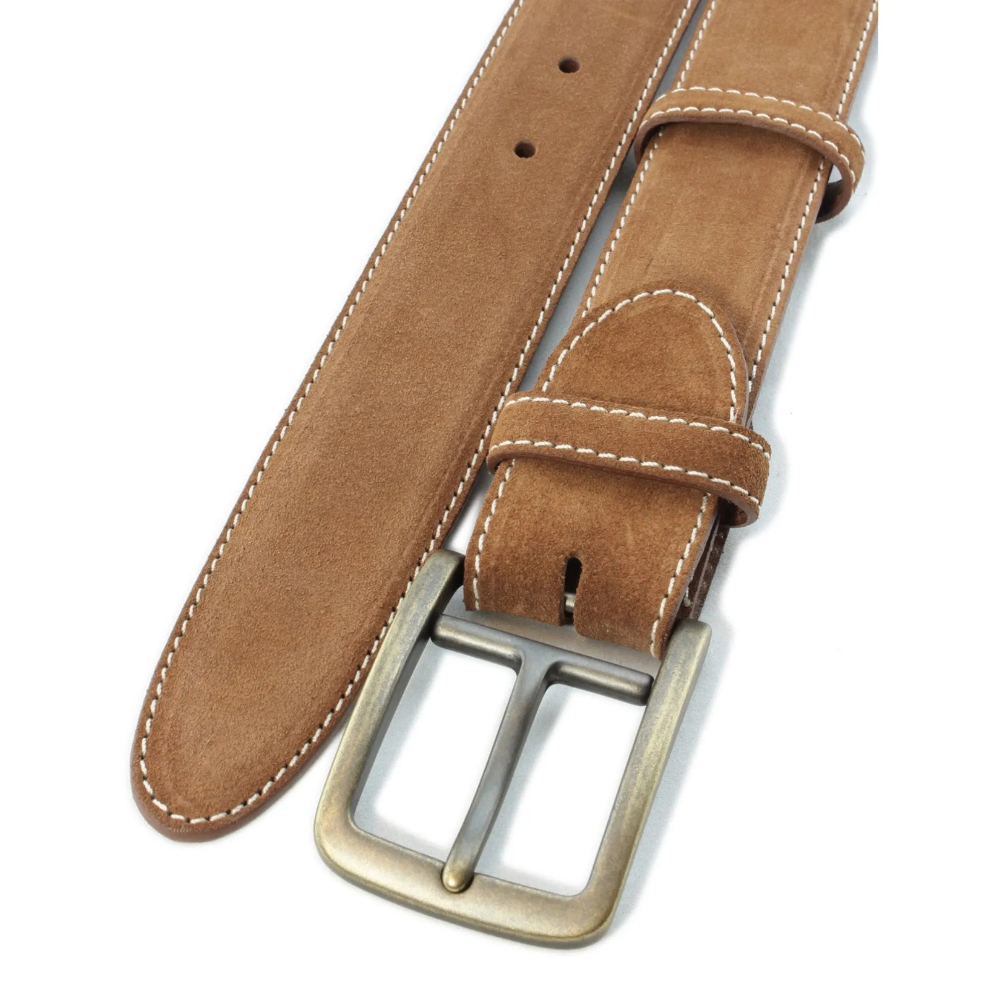 Tan suede belt