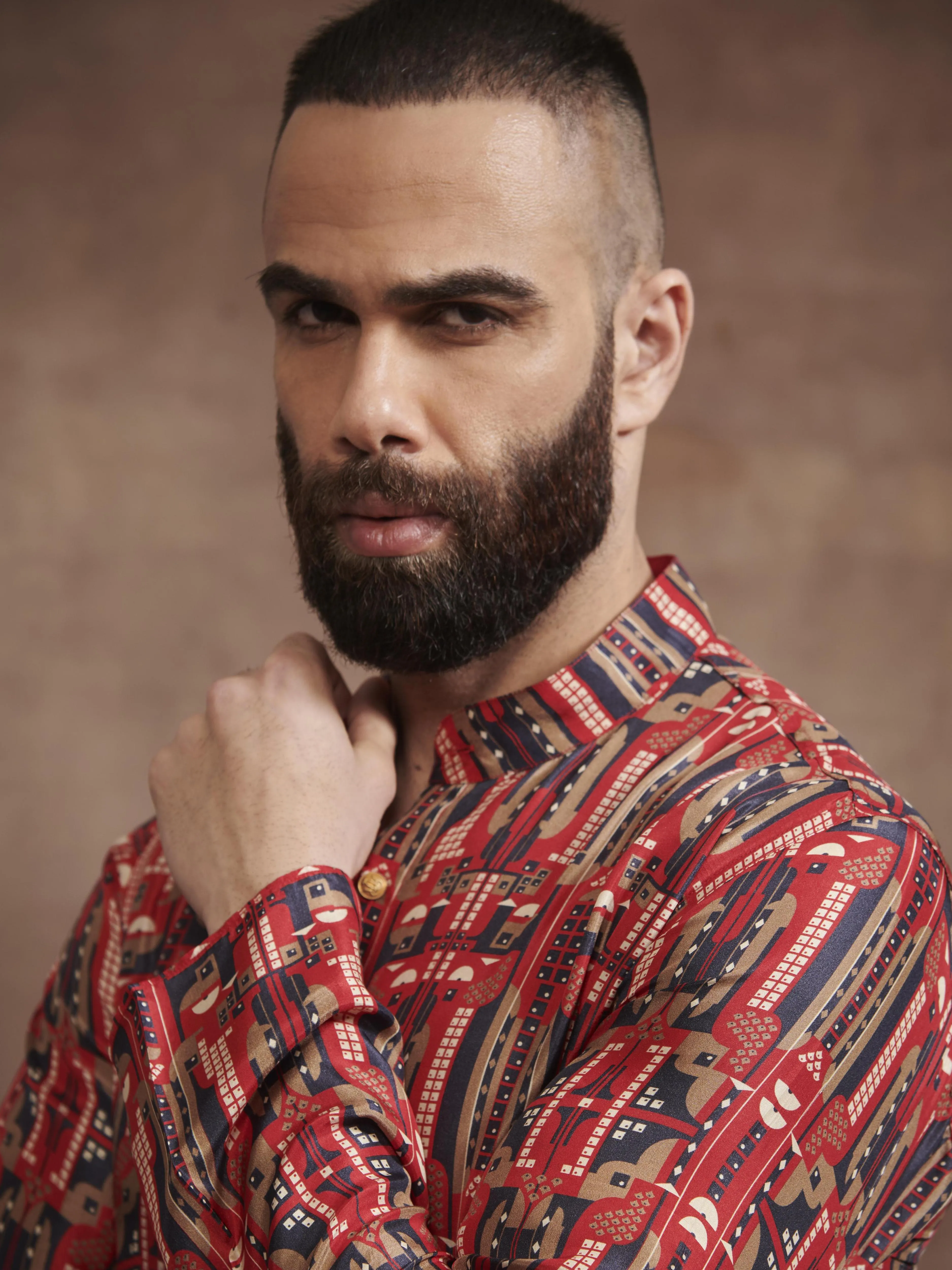THE ART NOUVEAU PRINTED KURTA
