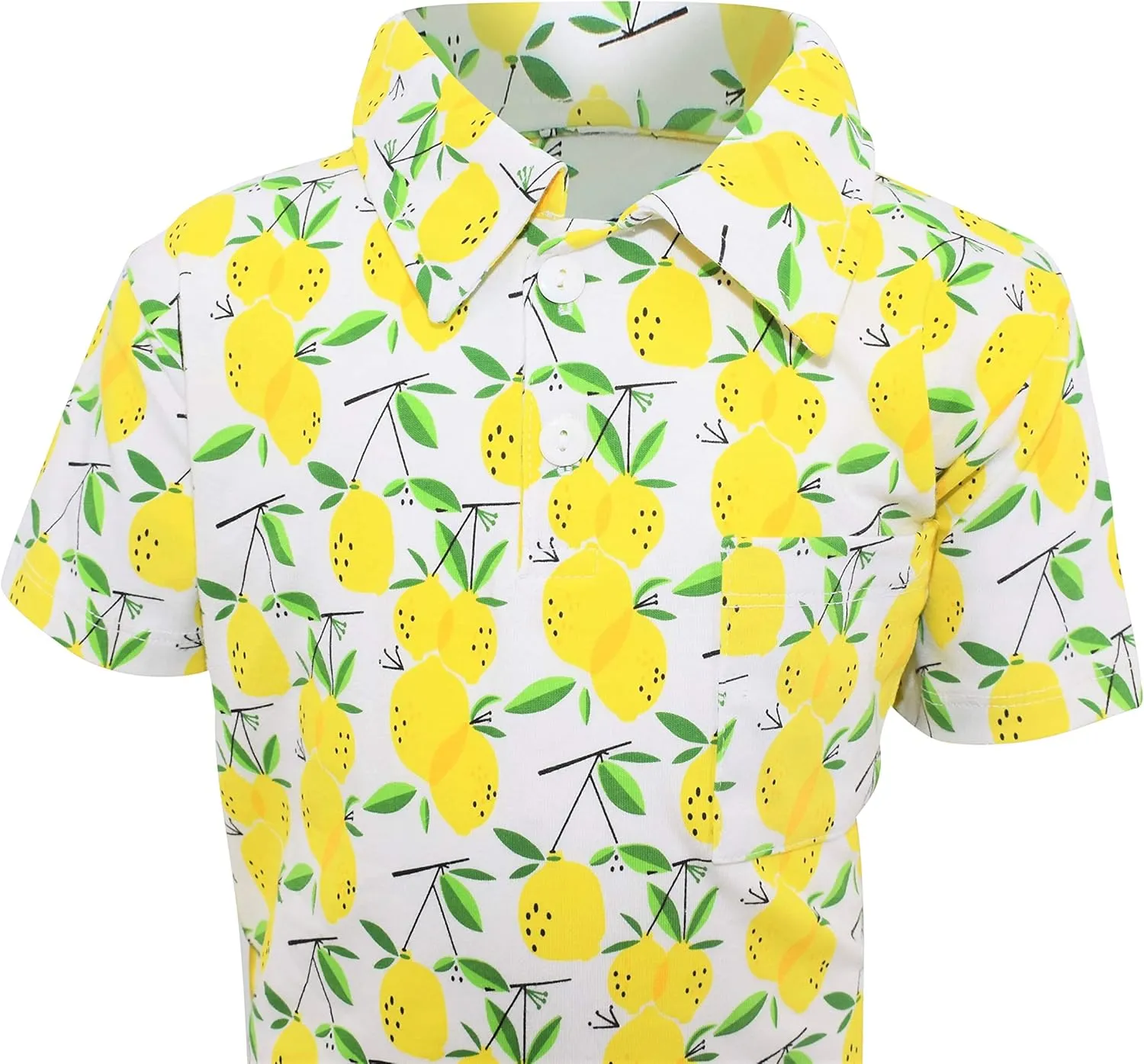Unique Baby Short Sleeve Collared Boys Polo Shirt, Toddler Kids Polo Shirts