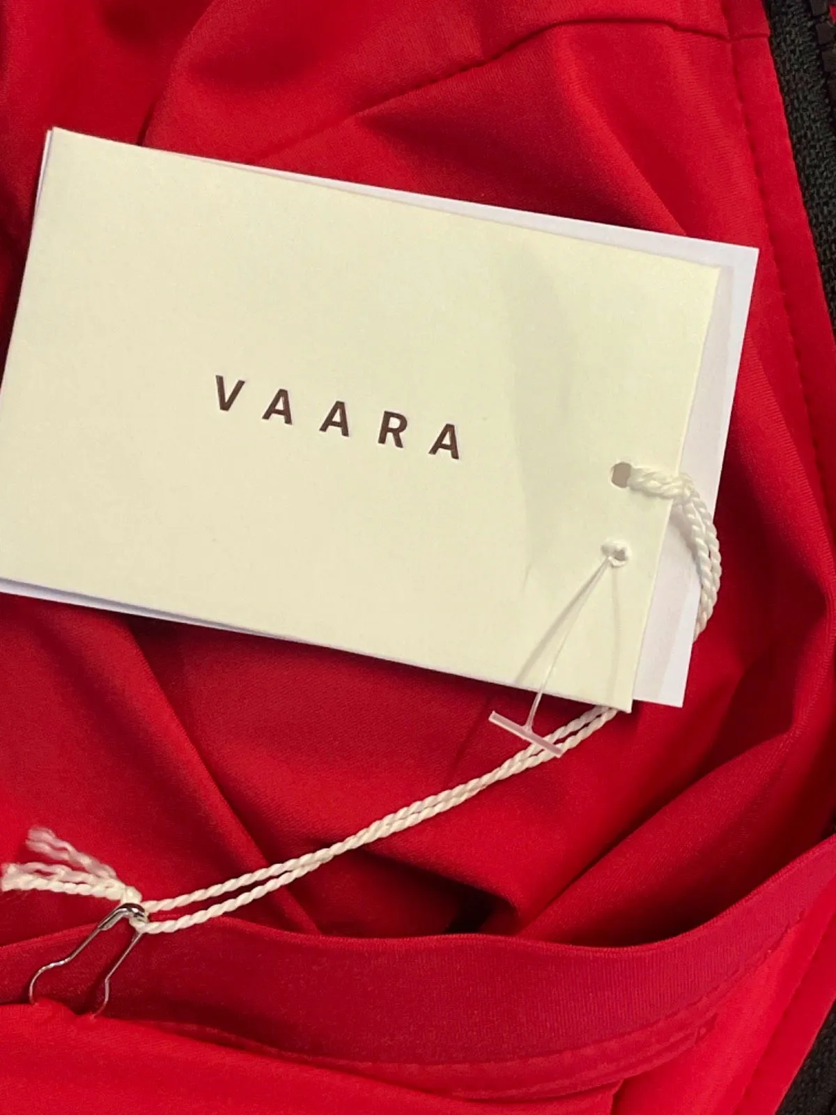 Vaara Red Short Unibody Swimsuit UK M