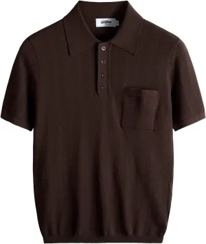 VATPAVE Mens Knit Polo Shirts Casual Short Sleeve Classic Ribbed Golf Shirt