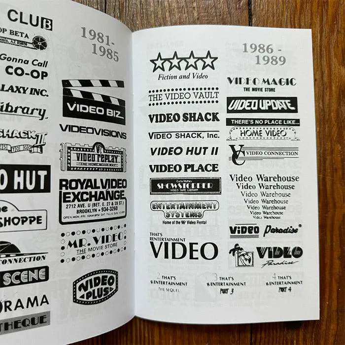 Videoland - A Visual Catalog of American Video Store Logos, 1980-1995